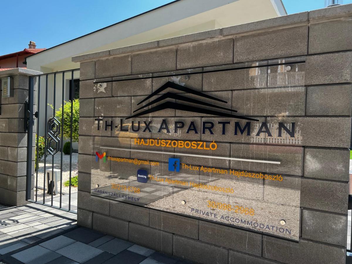 Th-Lux Apartman Hajdúszoboszló Екстериор снимка